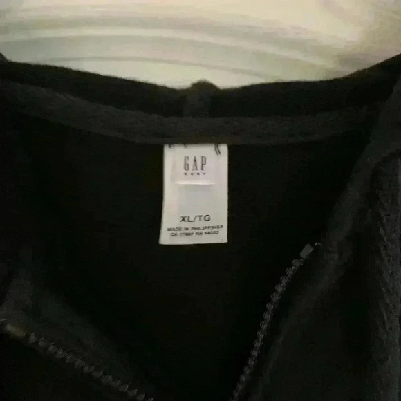 🔥2/30$🔥GAP  youth black cotton blend soft hoodie. Could fit medium in women’s - Picture 4 of 6